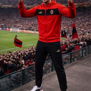 Puma completo tuta ufficiale AC MILAN in cotone