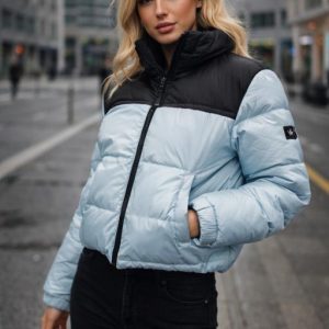 F**K eco-piumino donna cropped