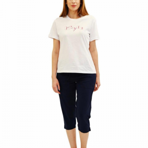 KEYUP PINOCCHIETTO CON TASCHE IN JERSEY ELASTICIZZATO DA DONNA